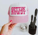 Getting Rowdy Trucker Hat, Getting Hitched Custom Hats