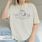Custom Beach Bach Party Shirt, Comfort Colors Coastal Bride Tee, Matching Beach Bridal Party Gift