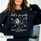 Let's Go Girls, Custom Western Bachelorette Shirt, Cowgirl Bride Tee, Personalized Nashville Bach Shirts, Matching Country Bridal Squad