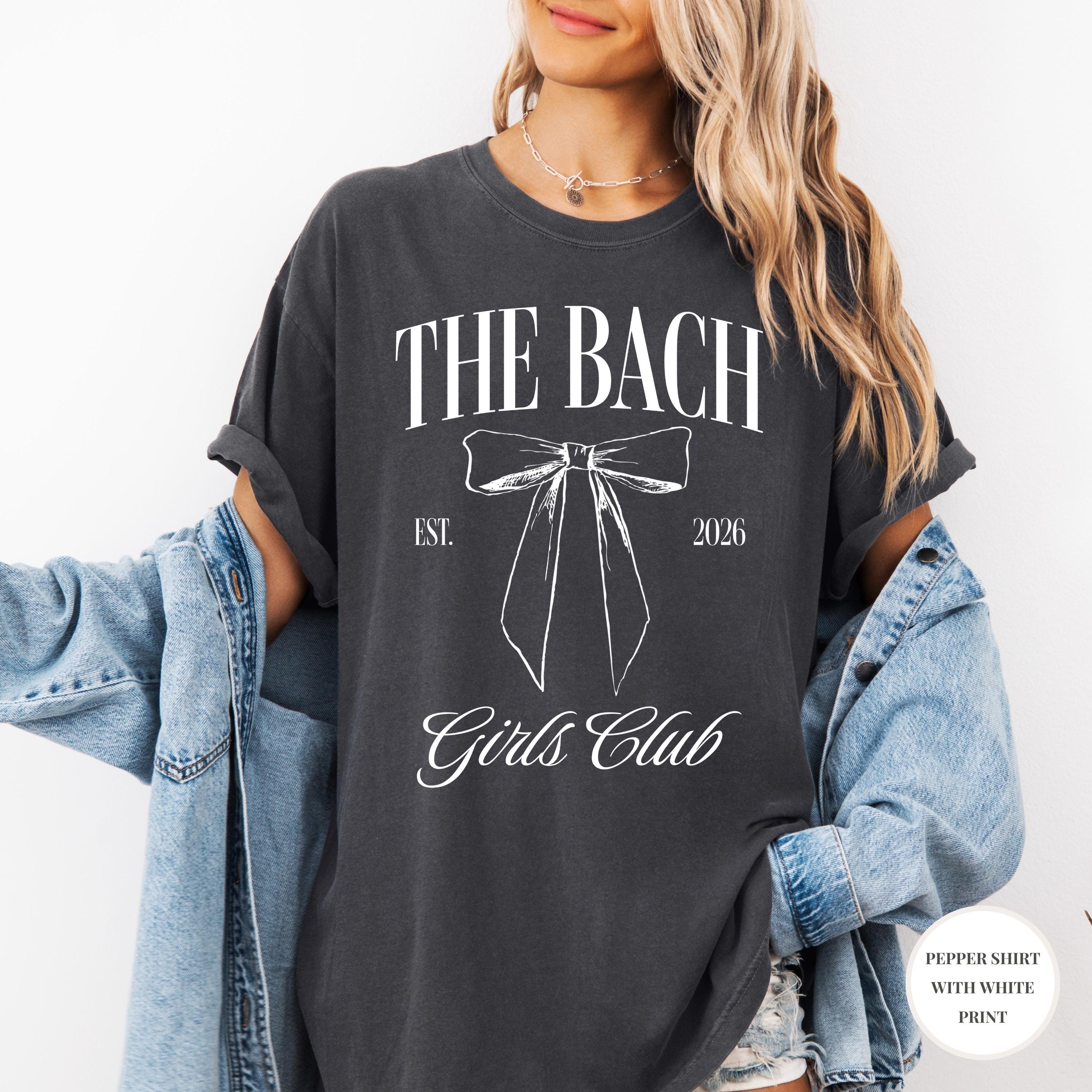 Personalized Coquette Bow Girl's Bachelorette Shirts