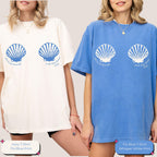 Custom Mermaid Bachelorette Shirt, Comfort Colors Bridal Party Tee, Personalized Beach Bach Top