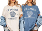 Summer I Turned Married Bachelorette Shirts - Personalized Bridal Party Tshirt for Bach Trip BA2604