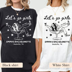 Let's Go Girls, Custom Western Bachelorette Shirt, Cowgirl Bride Tee, Personalized Nashville Bach Shirts, Matching Country Bridal Squad