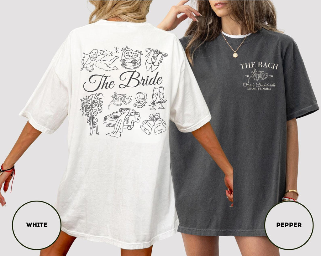 Luxury Bachelorette Party Shirt Comfort Colors Bach Shirts, The Bach Club T-shirts, Social Club Bachelorette Tees