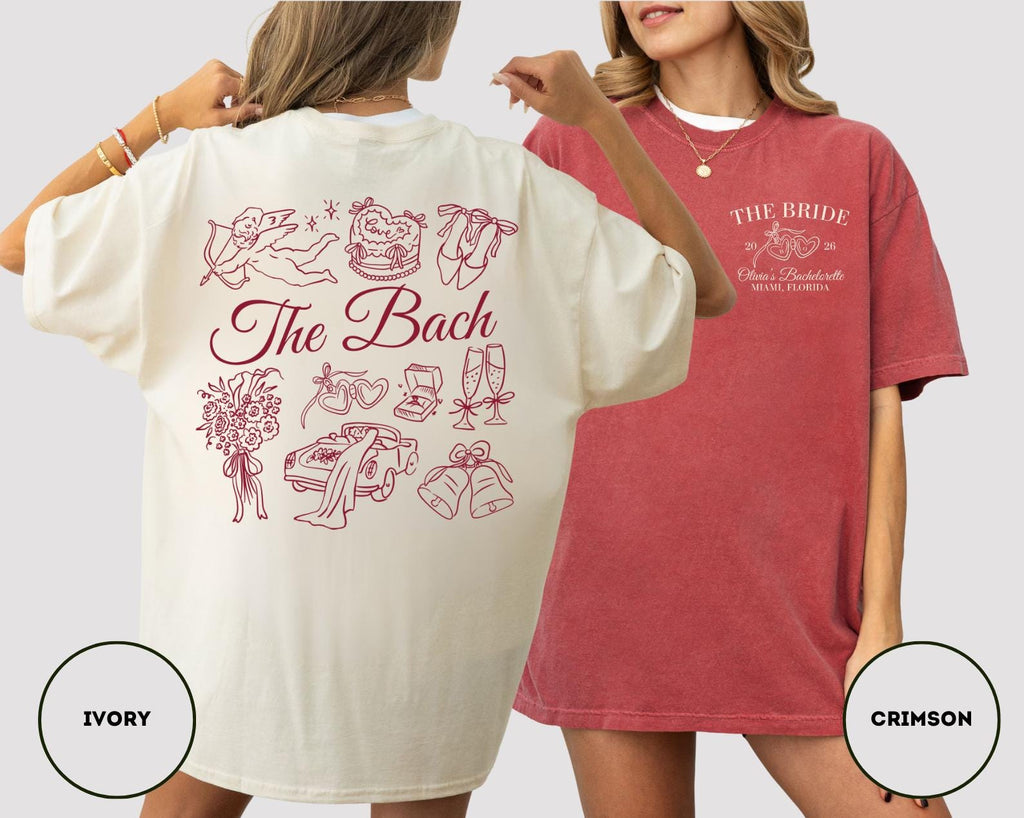 Luxury Bachelorette Party Shirt Comfort Colors Bach Shirts, The Bach Club T-shirts, Social Club Bachelorette Tees