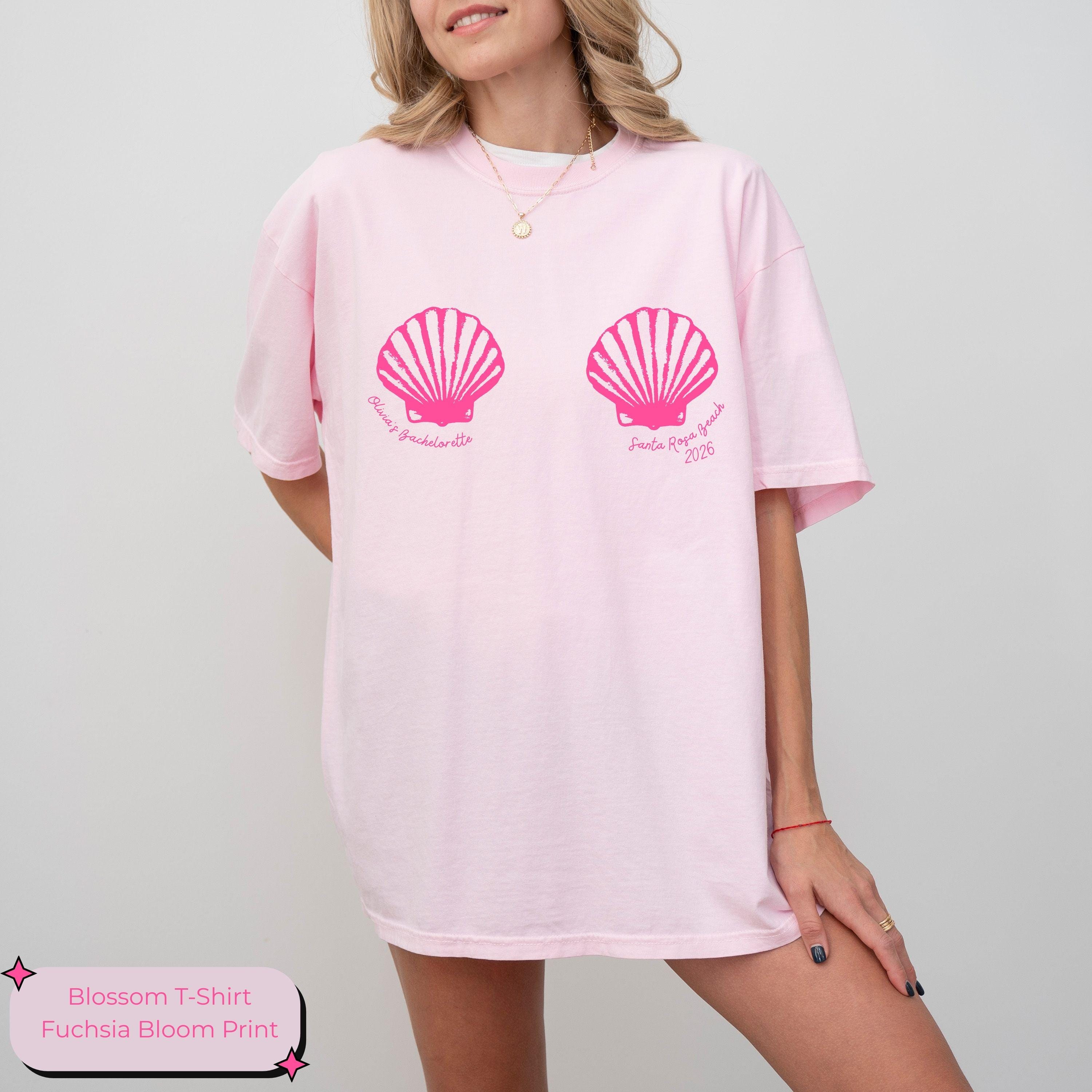 Custom Mermaid Bachelorette Shirt, Comfort Colors Bridal Party Tee, Personalized Beach Bach Top