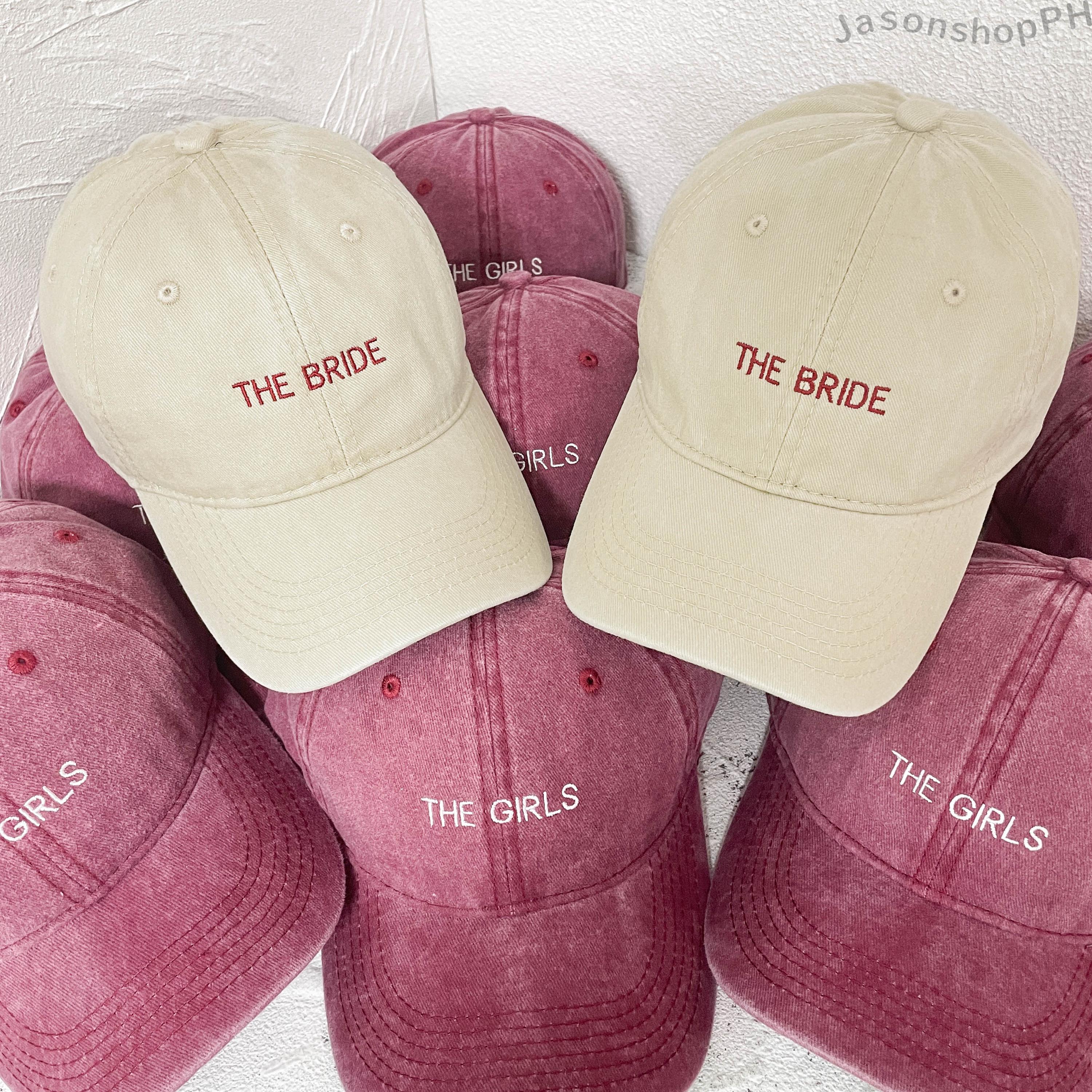 Personalized Embroidered Bride Squad Baseball Cap | Custom Bachelorette Party Hat | Bridal Shower Gift