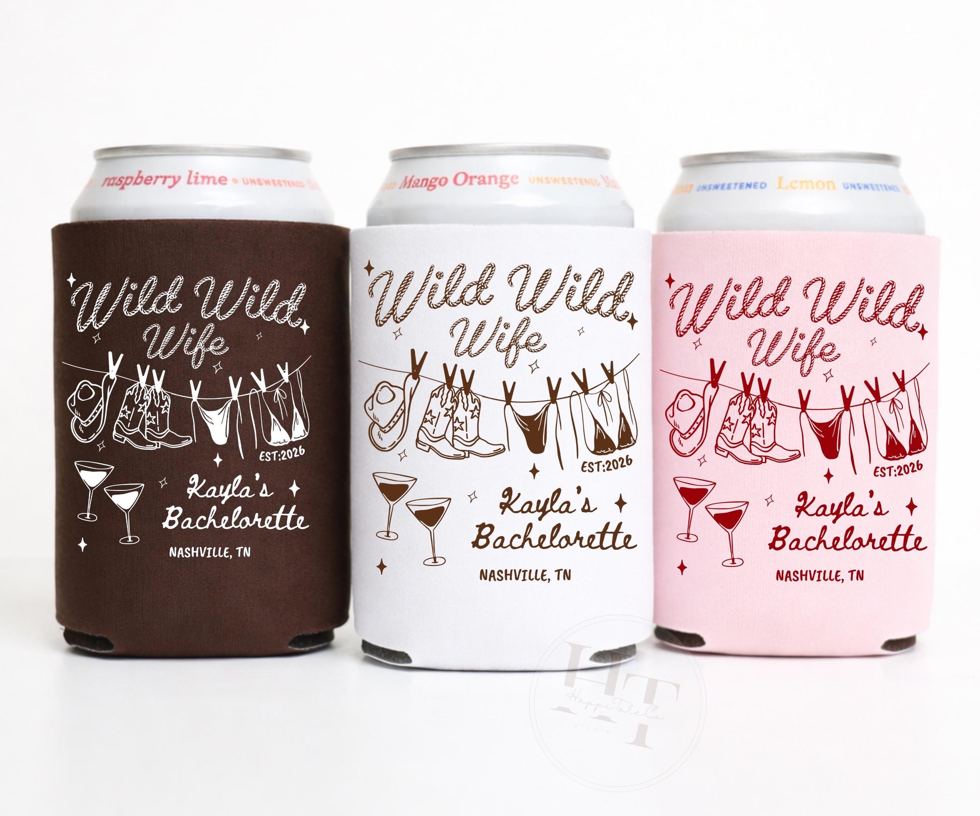 Wild Wild Wife Bachelorette Party Can Cooler, Last Rodeo Bachelorette Slim Cozies, Wild Wild Wifey Favor, Country Western Bachelorette Gift
