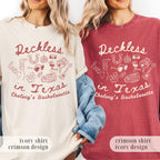 Reckless in Texas Bachelorette Shirt, Western Cowgirl Last Rodeo Tee, Comfort Colors®, Girls Trip