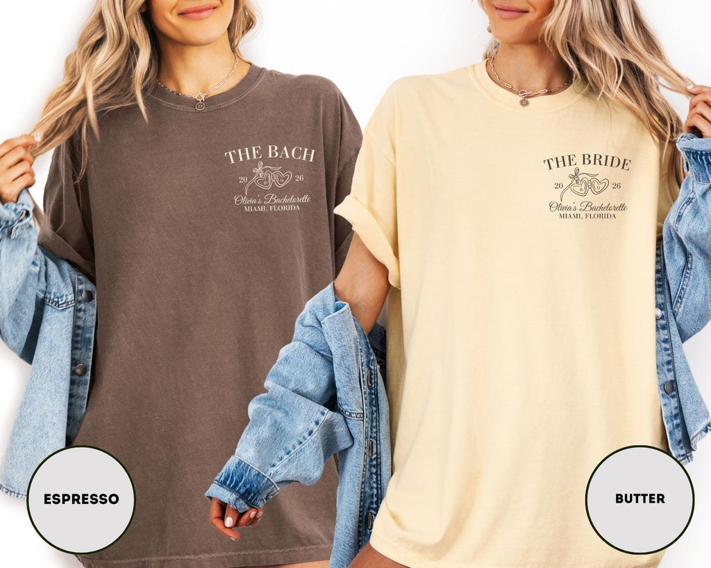 Luxury Bachelorette Party Shirt Comfort Colors Bach Shirts, The Bach Club T-shirts, Social Club Bachelorette Tees