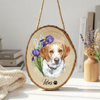 Custom Pet Portrait Wall Art, Pet Memorial Gift, Custom Guinea Pig Portrait Wooden Hanging, Pet Loss Sympathy Gift, Hamster Memorial Gift