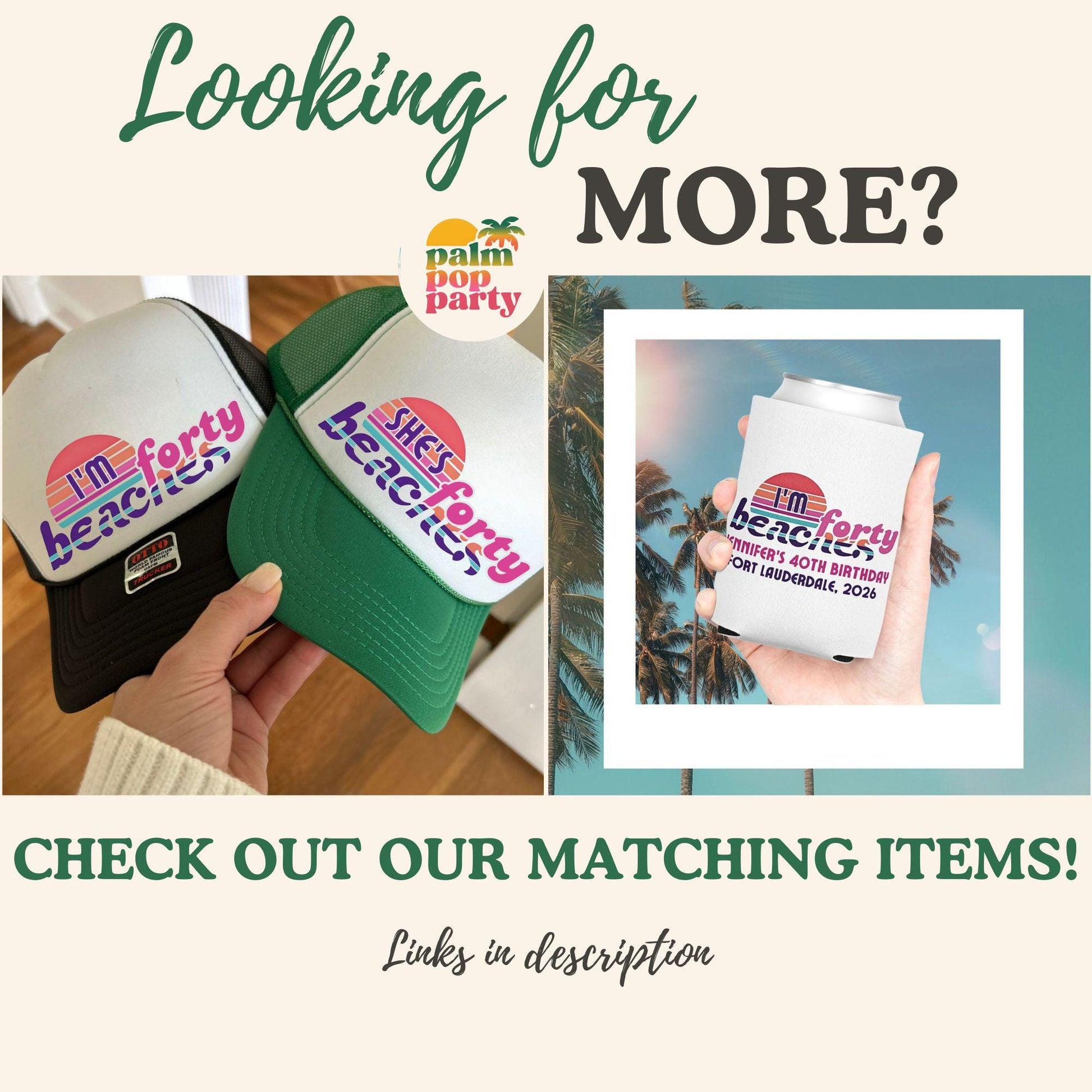 40th Birthday Beach Towel, I'm Forty Beaches 40th Birthday Gift For Her, Retro Pool Towel, 40th Birthday Present, Summer Birthday Trip Gifts
