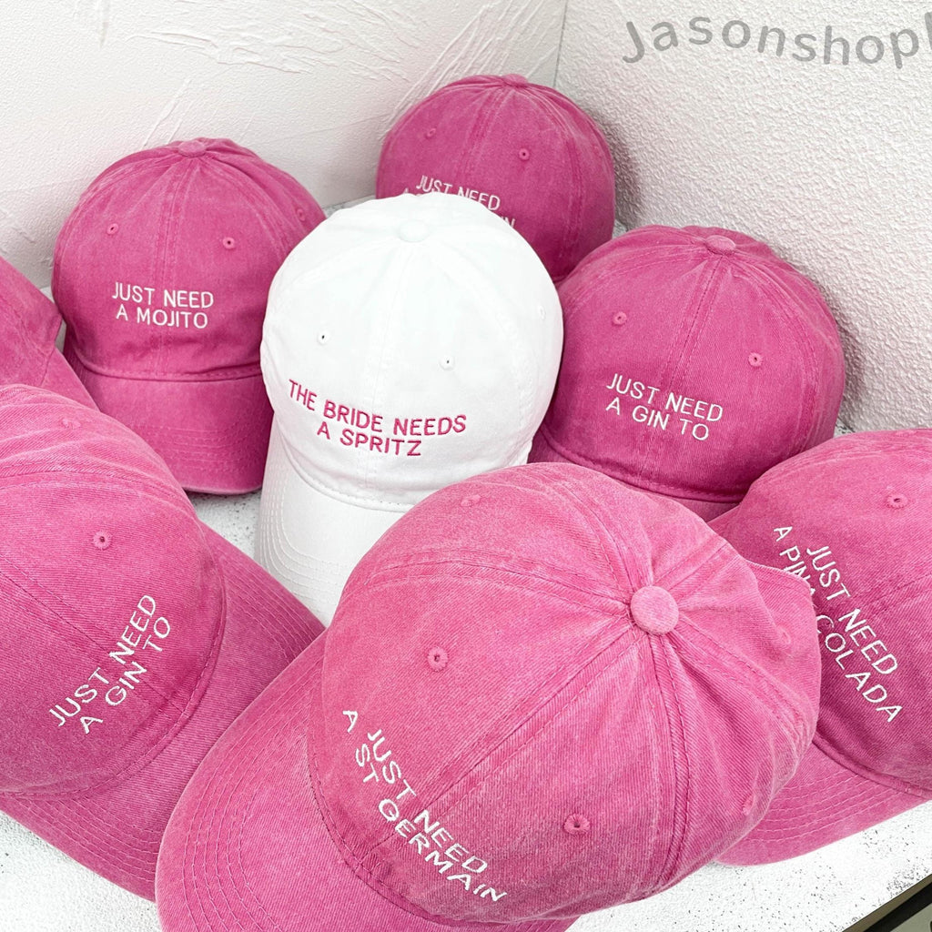 Personalized Embroidered Bride Squad Baseball Cap | Custom Bachelorette Party Hat | Bridal Shower Gift