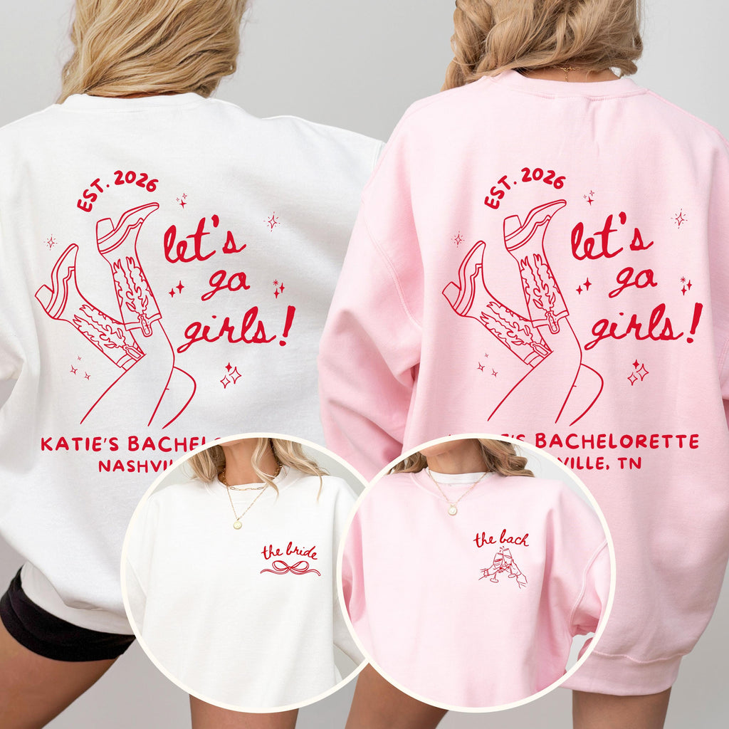 Let's Go Girls Shirt, Custom Bachelorette Party Tee, Coastal Cowgirl, Wild Wild Wife, Girls Night, Bridal Party Shirt, Last Rodeo