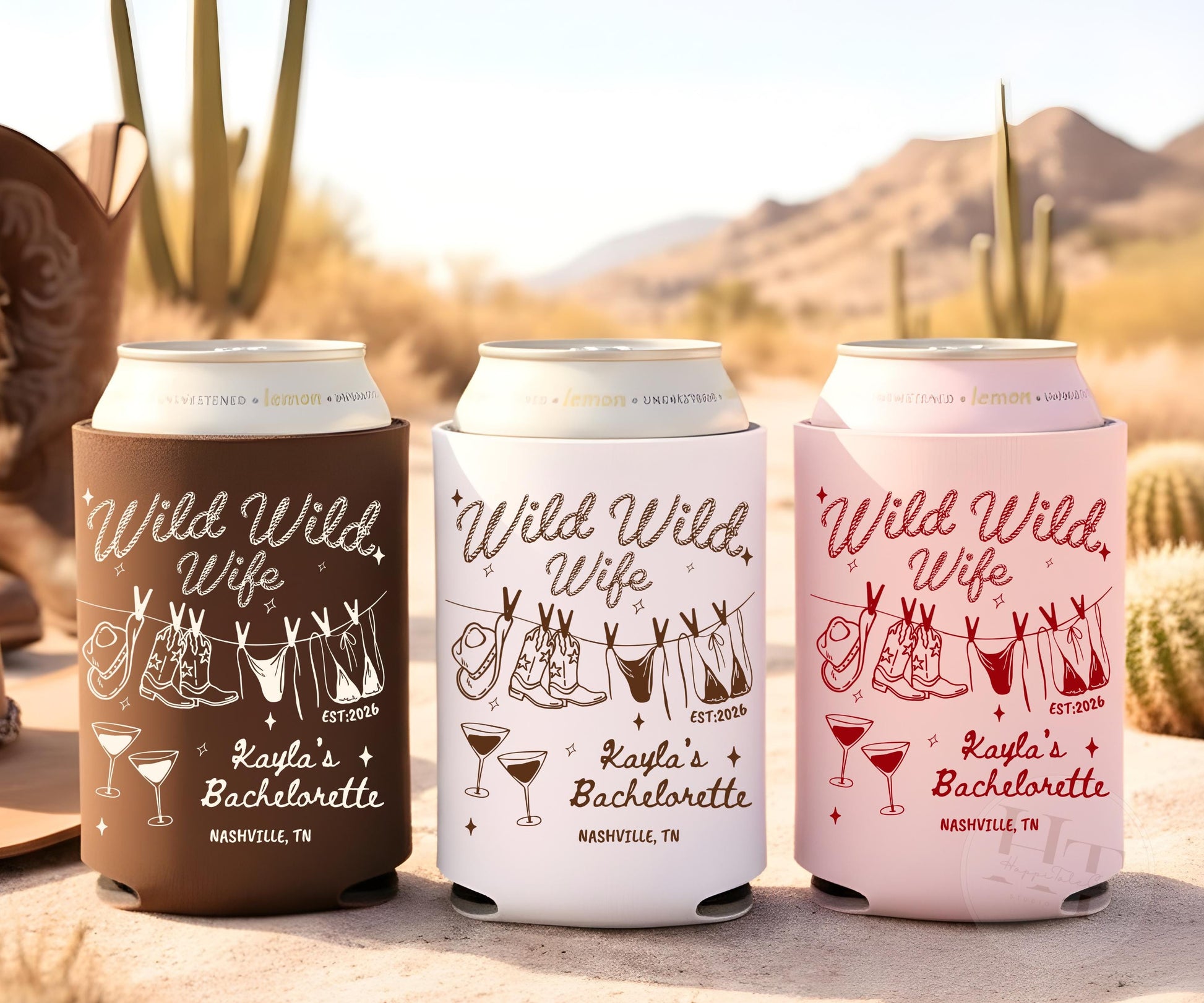 Wild Wild Wife Bachelorette Party Can Cooler, Last Rodeo Bachelorette Slim Cozies, Wild Wild Wifey Favor, Country Western Bachelorette Gift
