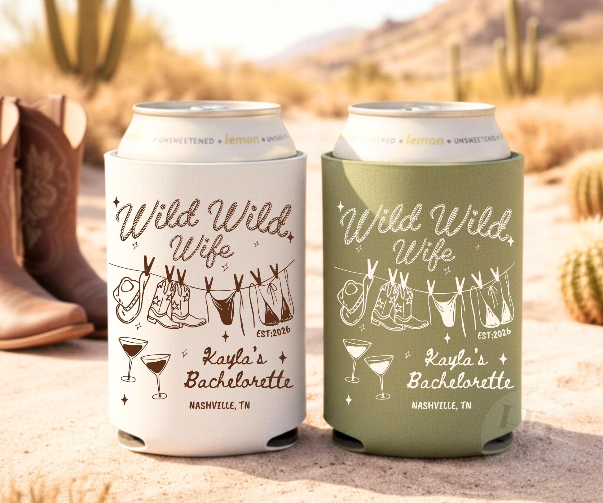 Wild Wild Wife Bachelorette Party Can Cooler, Last Rodeo Bachelorette Slim Cozies, Wild Wild Wifey Favor, Country Western Bachelorette Gift