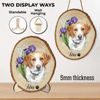Custom Pet Portrait Wall Art, Pet Memorial Gift, Custom Guinea Pig Portrait Wooden Hanging, Pet Loss Sympathy Gift, Hamster Memorial Gift