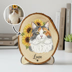 Custom Pet Portrait Wall Art, Pet Memorial Gift, Custom Guinea Pig Portrait Wooden Hanging, Pet Loss Sympathy Gift, Hamster Memorial Gift