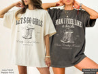 Let's Go Girls Custom Western Bachelorette Shirt, Last Rodeo Bachelorette Party TShirt Nashville Bach Trip Country Cowgirl Bride Bridesmaid