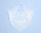 xo, Fetti Bride Lace Headscarf - White Embroidered Head Scarf Bachelorette Party Bridal Shower Engagement Gift Hair Accessories Bride To Be