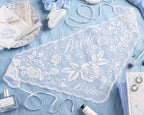 xo, Fetti Bride Lace Headscarf - White Embroidered Head Scarf Bachelorette Party Bridal Shower Engagement Gift Hair Accessories Bride To Be