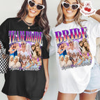 Custom Bachelorette Party Shirts, Personalized Bootleg Rap Tee with Bride Face Photo, Vintage Graphic Team Bride Shirt, Bridal Party Gift