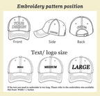 Custom Embroidered Trucker Hat, Happy Camper Hat, Dad hat,Matching Group Hats, Girls Trip Cap, Vacation Hat, Bachelorette Gift,Summer hat