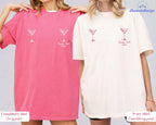 Custom Martini Bachelorette Comfort Color Shirt, Maid Of Honor Matching Tee, Bridesmaid Proposal Gift, Bachelorette Party TShirts