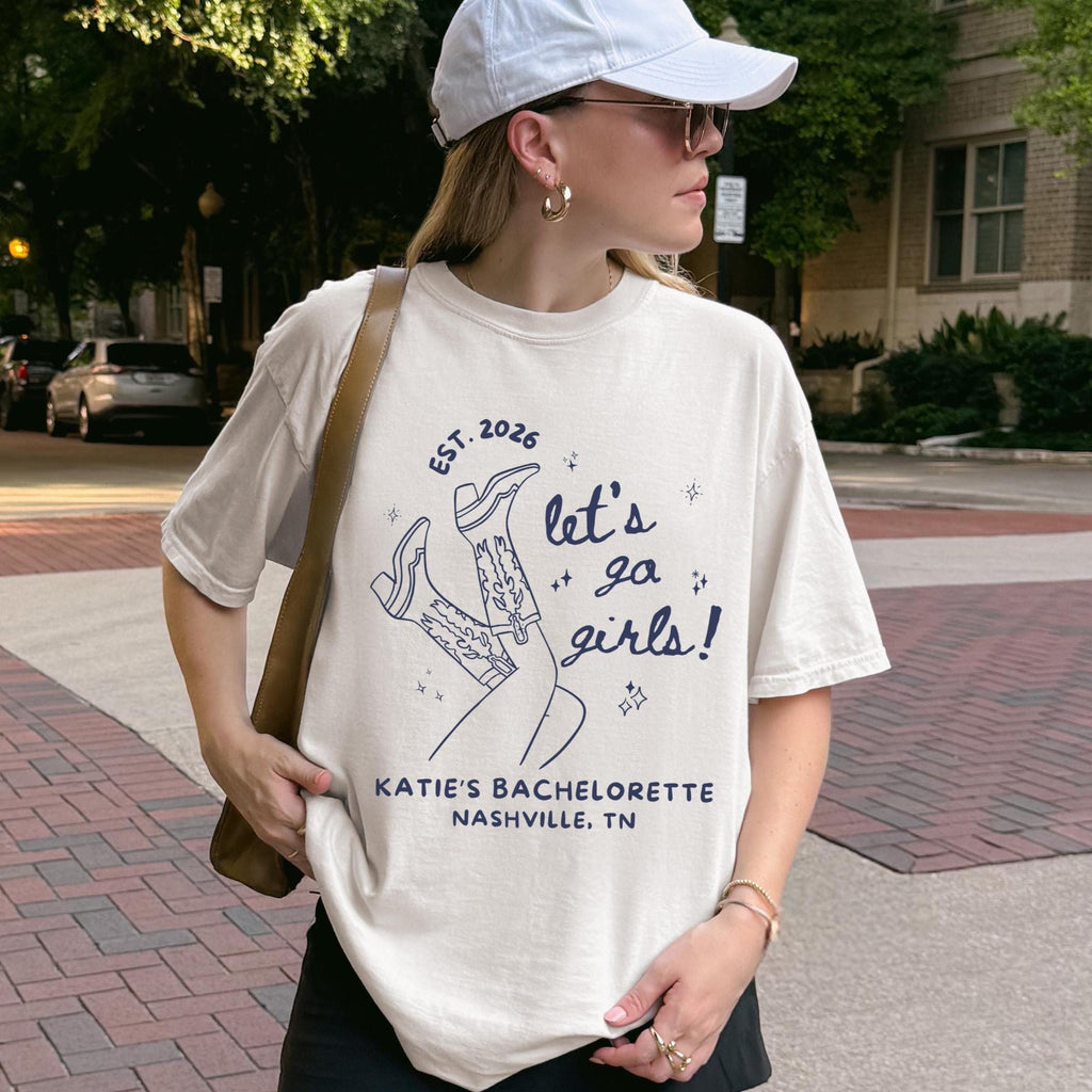Let's Go Girls Shirt, Custom Bachelorette Party Tee, Coastal Cowgirl, Wild Wild Wife, Girls Night, Bridal Party Shirt, Last Rodeo