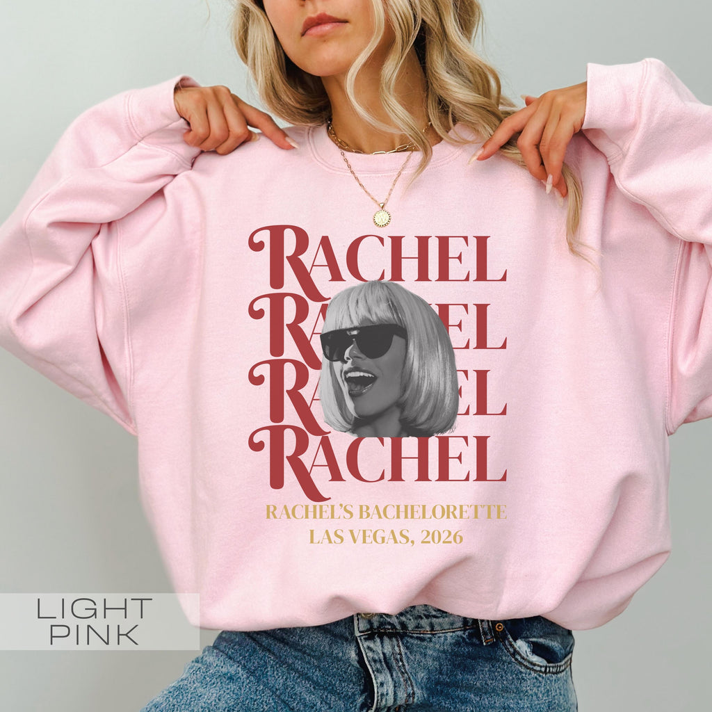 Custom Face Bachelorette Sweatshirt: Personalized Bride Photo Party Shirts