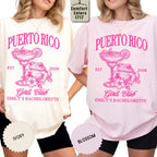 Custom Puerto Rico Bachelorette Trip Shirt: Girls Trip Tropical Bride & Bridesmaids Gift