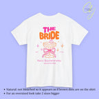 Custom Coquette Hen Party Bachelorette Shirt Cherry Cocktail Pocket Print Back Print Personalized Bride Crew Matching JGA Shirts Aesthetic