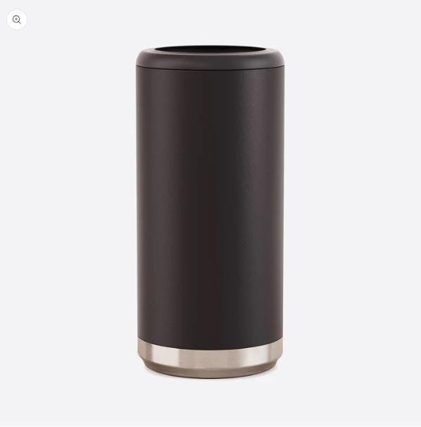 Custom Laser Engraved 12oz Slim Can Cooler: Stainless Steel, Personalized Design Party Favor