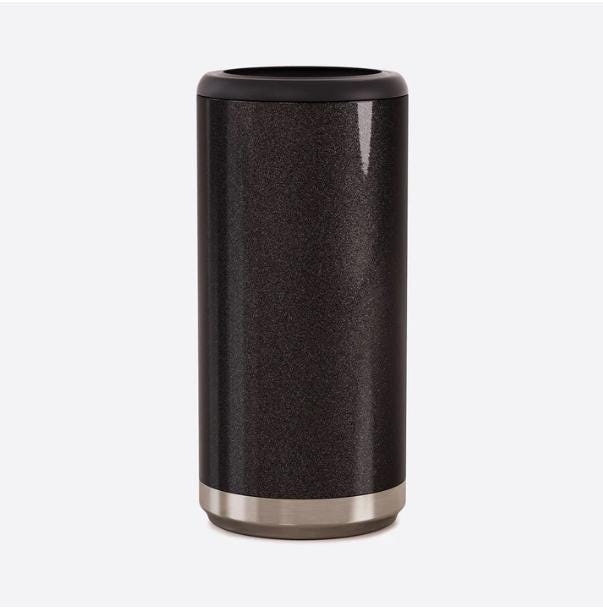 Custom Laser Engraved 12oz Slim Can Cooler: Stainless Steel, Personalized Design Party Favor