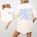 Last Toast On The Coast Shirt, Custom Beach Bachelorette Party Shirt, Bach Club Shirt, Coastal Bachelorette Shirt, Bridal Party Gifts