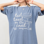Last Toast On The Coast Shirt, Custom Beach Bachelorette Party Shirt, Bach Club Shirt, Coastal Bachelorette Shirt, Bridal Party Gifts