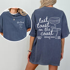 Last Toast On The Coast Shirt, Custom Beach Bachelorette Party Shirt, Bach Club Shirt, Coastal Bachelorette Shirt, Bridal Party Gifts