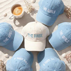 Personalized Embroidered Bride Squad Baseball Cap: Custom Bachelorette Party Hat, Bridal Shower Gift