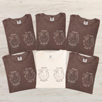 Comfort Colors® Horseshoe Bow Bride Crew T-shirts, Bachelorette Party Western Cowgirl Shirts, Western Wedding Shirt, Bridesmaid Shirt