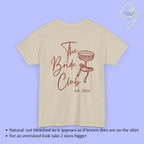 Personalized Hen Party Shirt Bachelorette T Shirt Back Print Coquette Bow Champagne Glass Hand Drawn Bride Crew Custom Name Any Year Custom