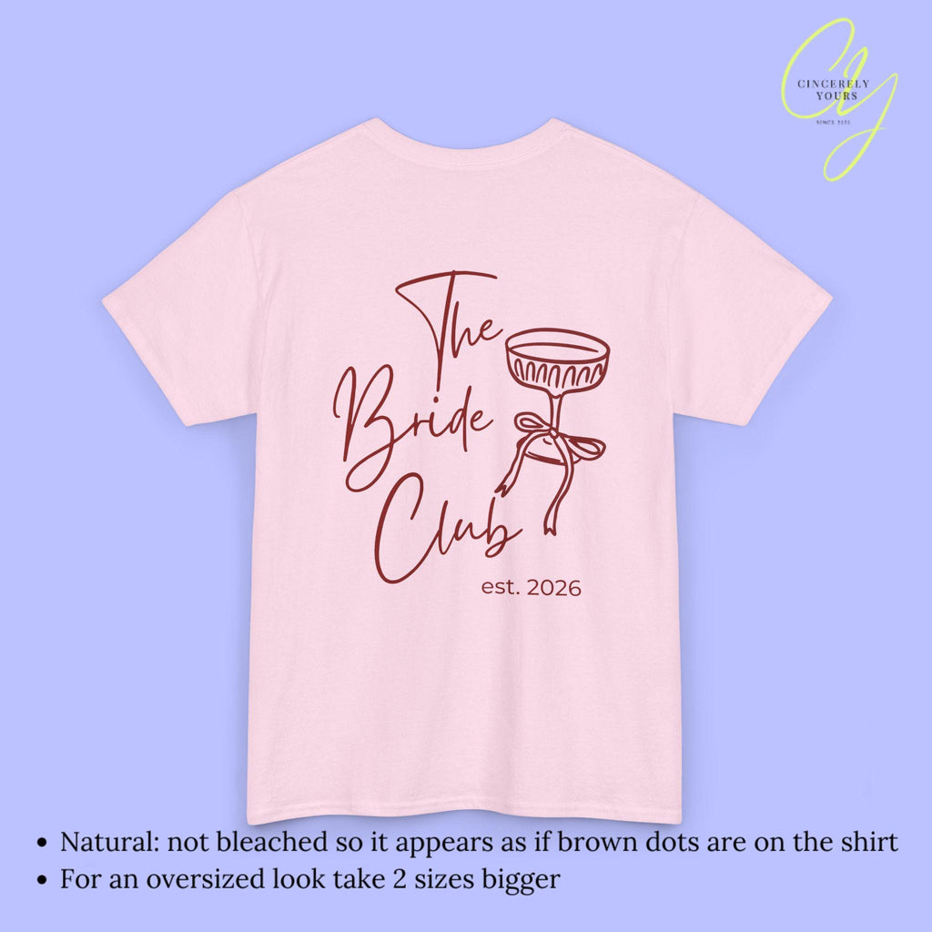Personalized Hen Party Shirt Bachelorette T Shirt Back Print Coquette Bow Champagne Glass Hand Drawn Bride Crew Custom Name Any Year Custom