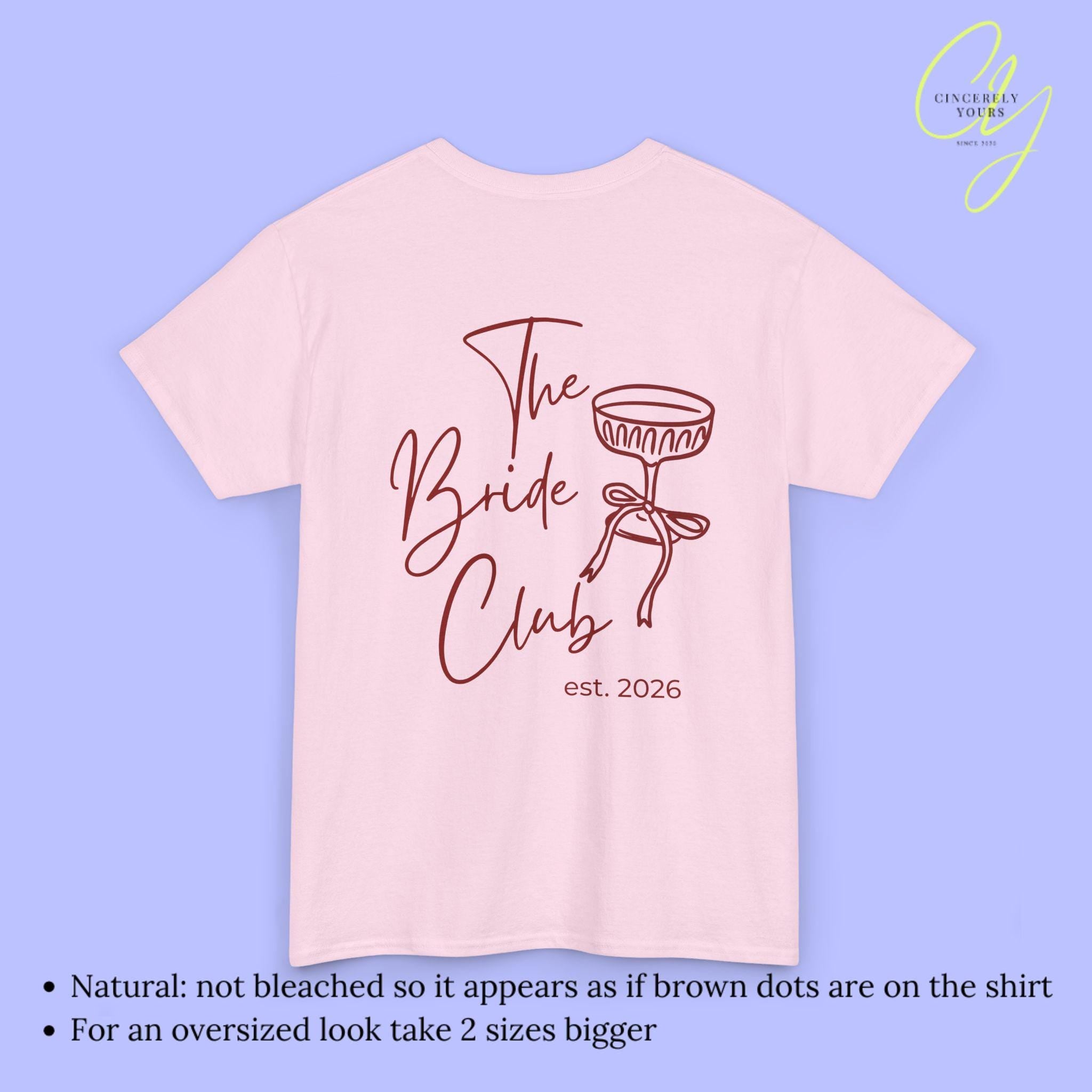 Personalized Hen Party Shirt Bachelorette T Shirt Back Print Coquette Bow Champagne Glass Hand Drawn Bride Crew Custom Name Any Year Custom