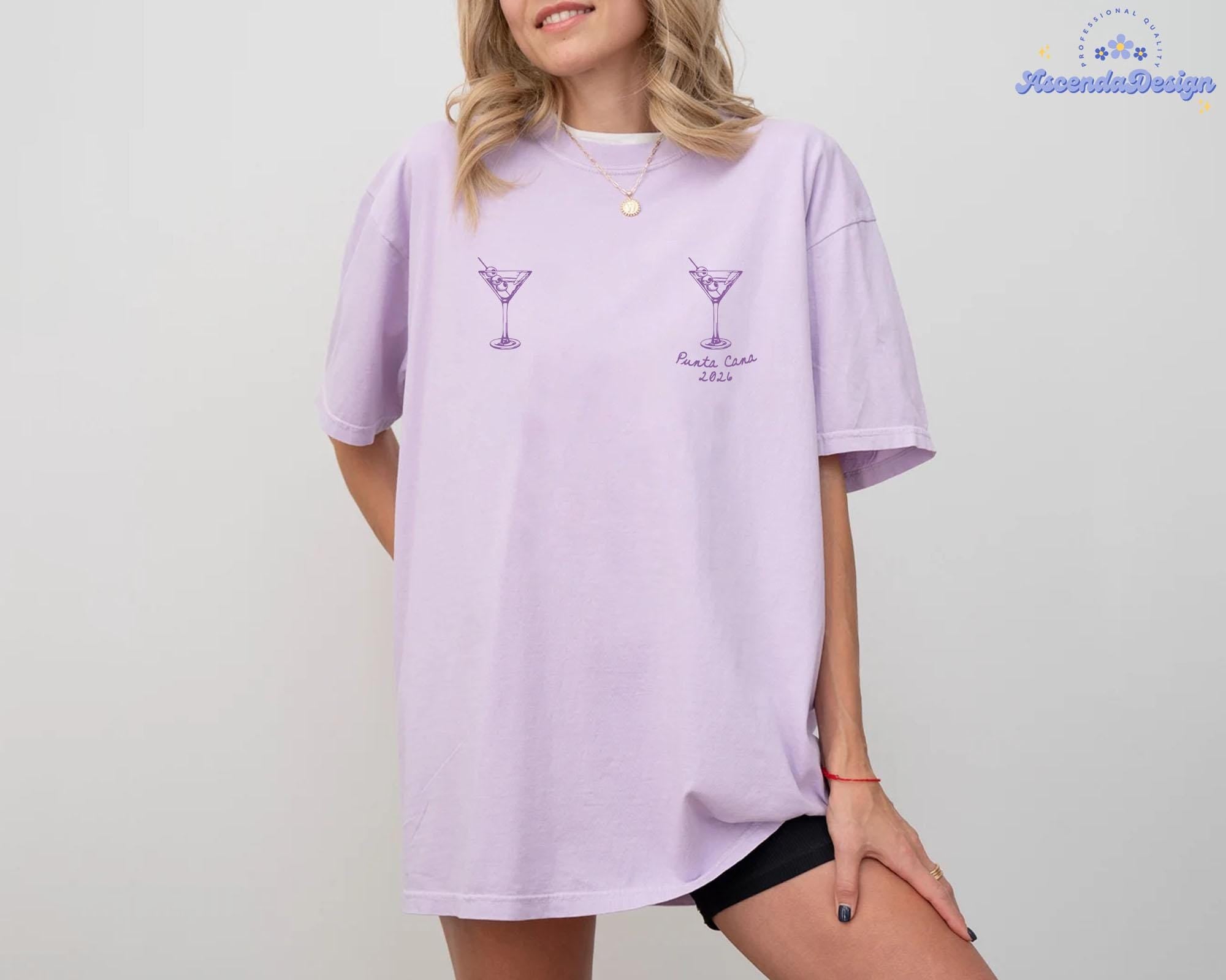 Custom Martini Bachelorette Comfort Color Shirt, Maid Of Honor Matching Tee, Bridesmaid Proposal Gift, Bachelorette Party TShirts