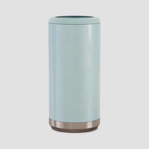 Custom Laser Engraved 12oz Slim Can Cooler: Stainless Steel, Personalized Design Party Favor