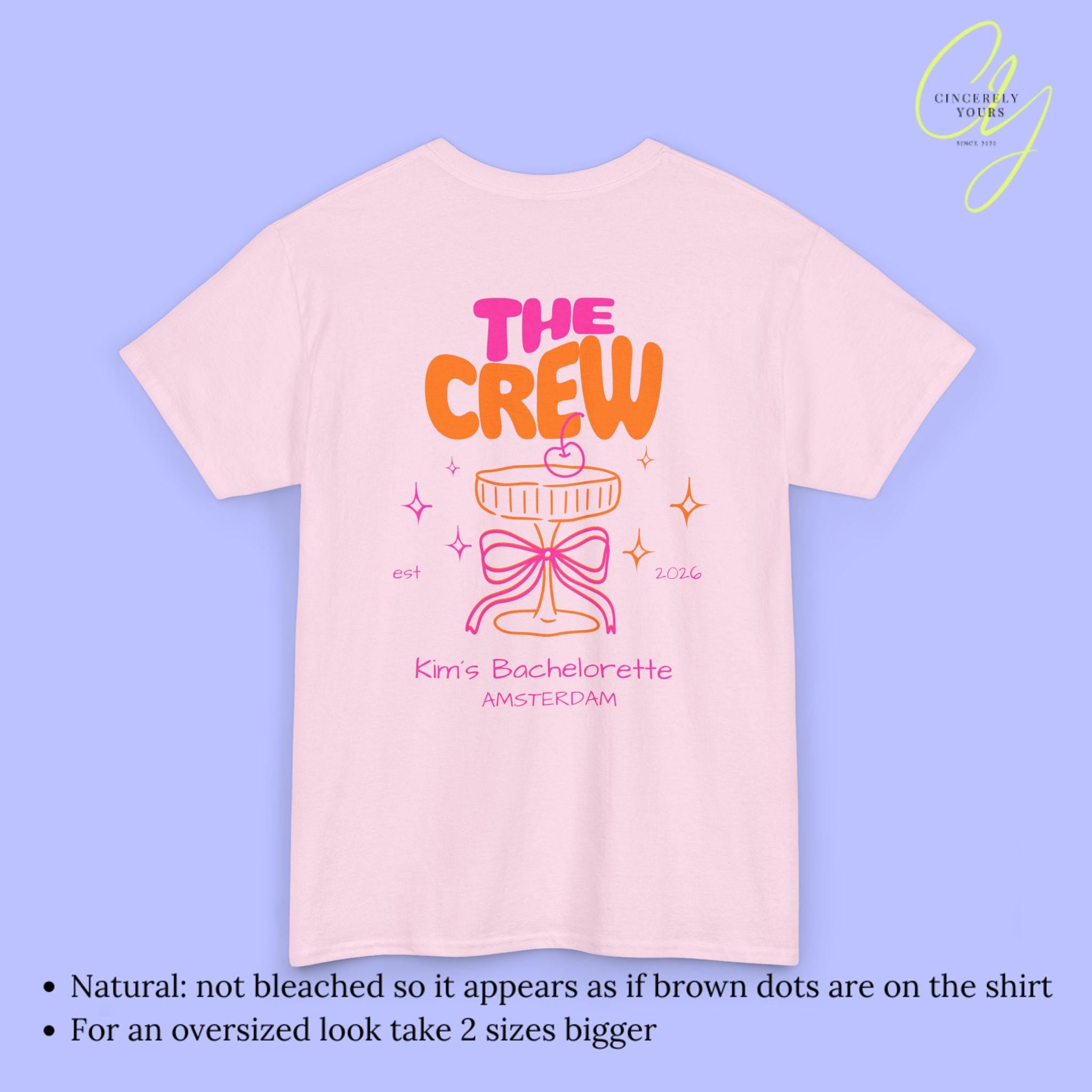 Custom Coquette Hen Party Bachelorette Shirt Cherry Cocktail Pocket Print Back Print Personalized Bride Crew Matching JGA Shirts Aesthetic