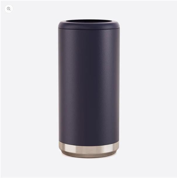 Custom Laser Engraved 12oz Slim Can Cooler: Stainless Steel, Personalized Design Party Favor