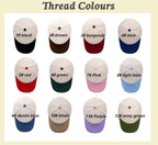 Custom Embroidered Trucker Hat, Happy Camper Hat, Dad hat,Matching Group Hats, Girls Trip Cap, Vacation Hat, Bachelorette Gift,Summer hat
