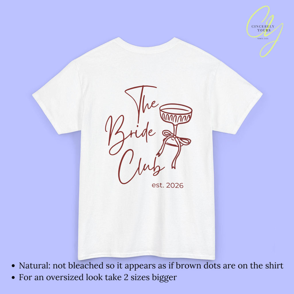 Personalized Hen Party Shirt Bachelorette T Shirt Back Print Coquette Bow Champagne Glass Hand Drawn Bride Crew Custom Name Any Year Custom