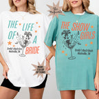 Personalized Orange Era Bachelorette Party Comfort Colors Shirt, Bach Era Shirts, Bach Trip Version, Bridal Era Tshirt, Show Girl Bach Party