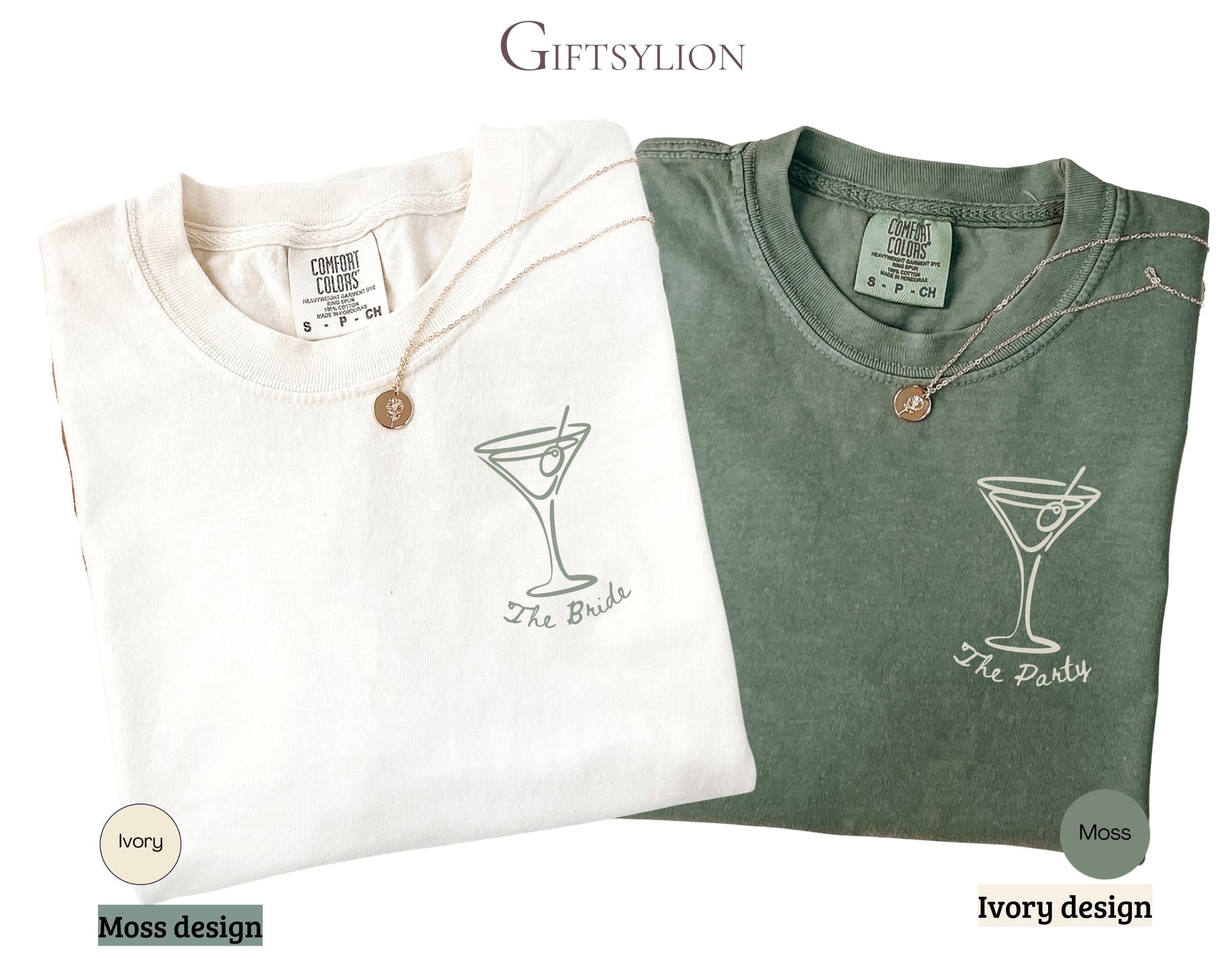 Custom Beach Bachelorette Comfort Colors Shirt, Coastal Bride Trip Tee, Bikini Shell Cocktail Party Shirt